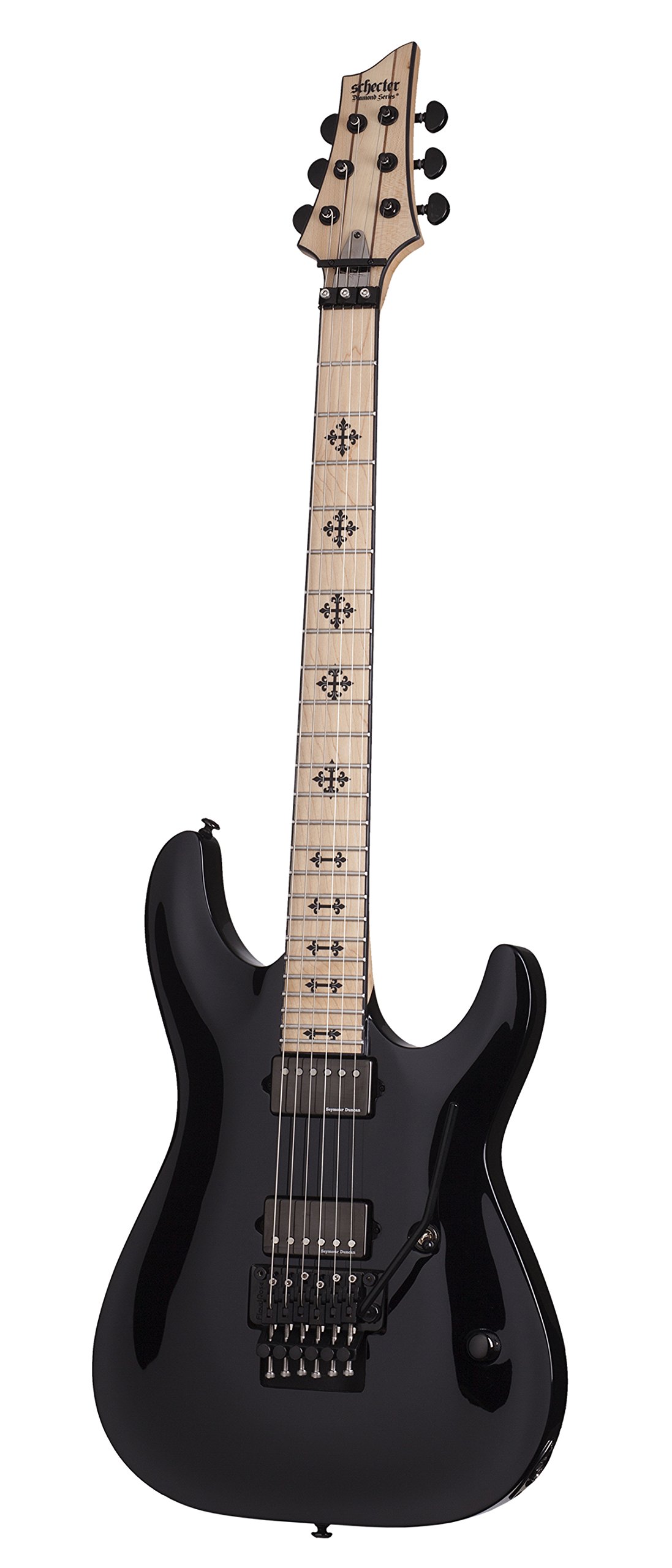Schecter Jeff Loomis JL-6 FR Solid-Body Electric Guitar, BLK